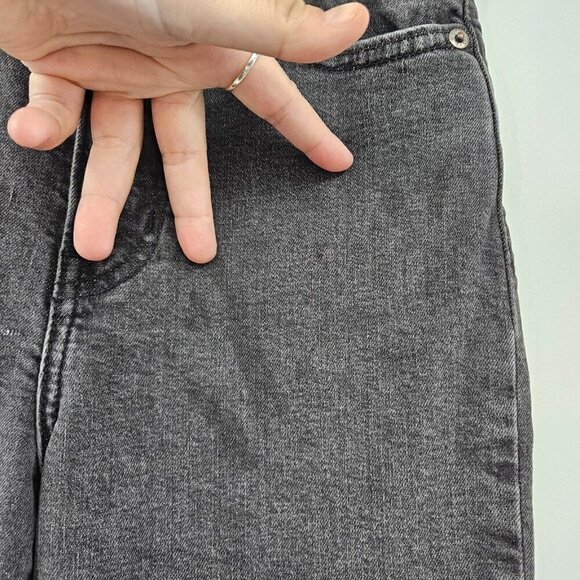 Levi’s High Waisted Taper Mom Jeans Gray Women’s Size 24 Relaxed Fit Denim - Picture 12 of 12